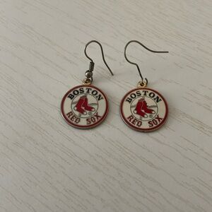 Peter and David Boston Red Sox Earrings
